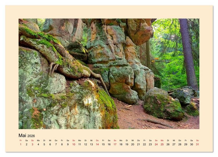 Produktbild: Grafschaft Glatz - Entdeckungen im Glatzer Kessel (hochwertiger Premium Wandkalender 2026 DIN A2 quer), Kunstdruck in Hochglanz