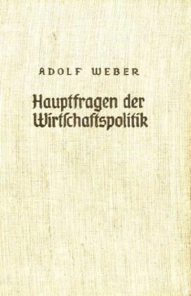 Produktbild: Hauptfragen der Wirtschaftspolitik.