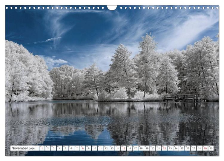 Produktbild: Zauberhafte Infrarot-Fotografie (Wandkalender 2026 DIN A3 quer), CALVENDO Monatskalender
