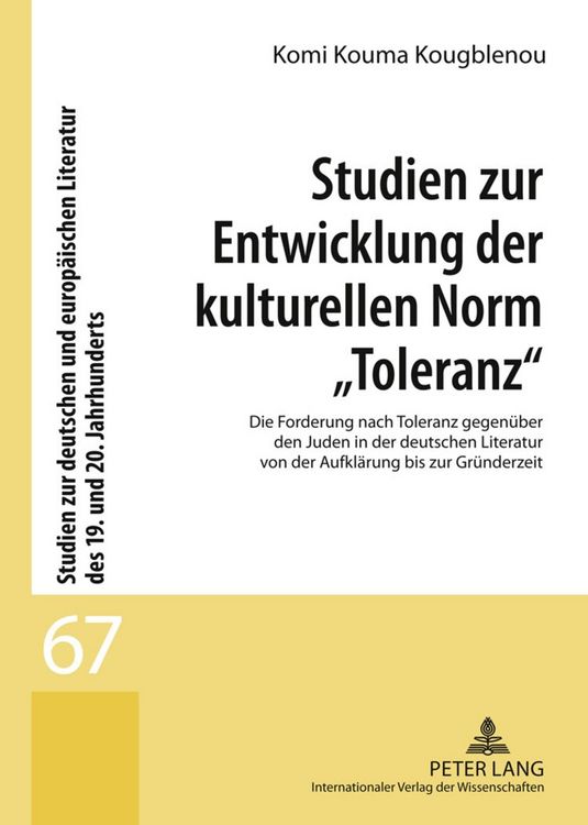 Produktbild: Studien zur Entwicklung der kulturellen Norm &laquo;Toleranz&raquo;