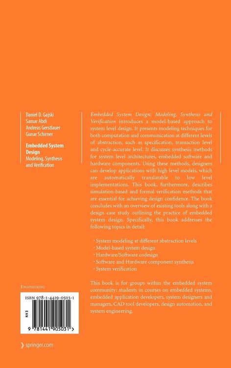 Produktbild: Embedded System Design