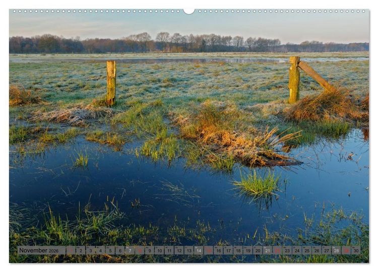 Produktbild: Der Niederrhein im Wandel der Jahreszeiten (Wandkalender 2026 DIN A2 quer), CALVENDO Monatskalender