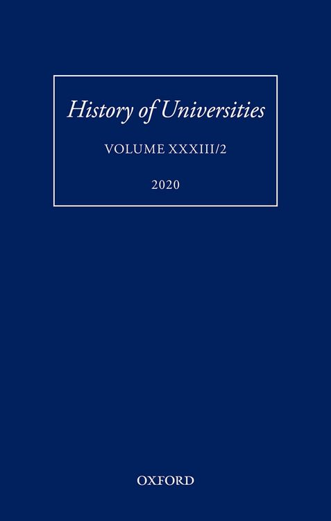 Produktbild: History of Universities Volume XXXIII/2