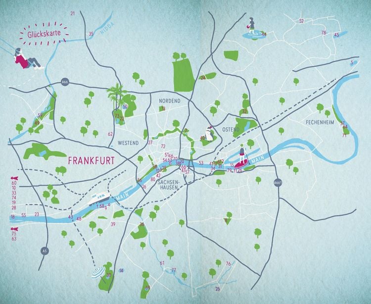 Produktbild: Blaue Glücksorte in Frankfurt