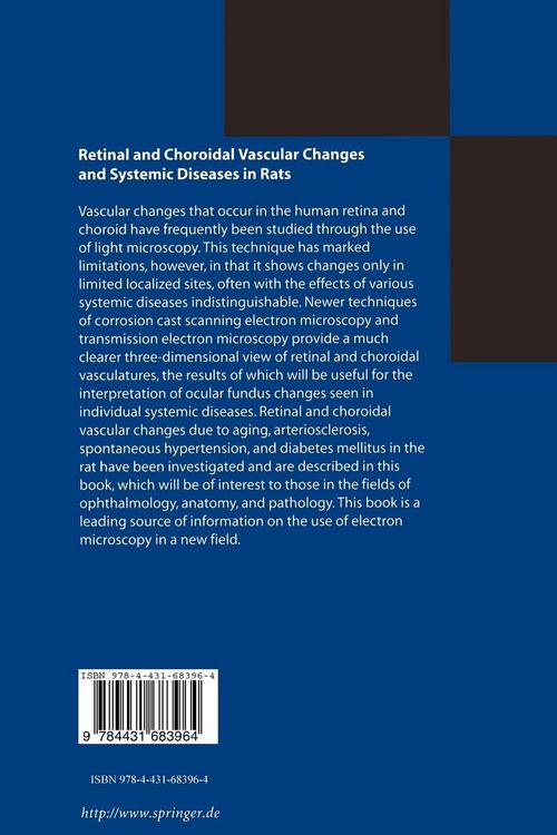 Produktbild: Retinal and Choroidal Vascular Changes and Systemic Diseases in Rats