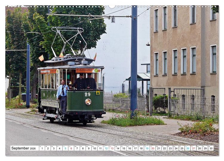 Produktbild: Tram historisch (Wandkalender 2026 DIN A2 quer), CALVENDO Monatskalender