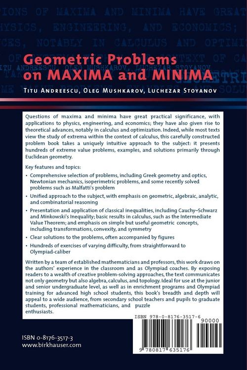 Produktbild: Geometric Problems on Maxima and Minima