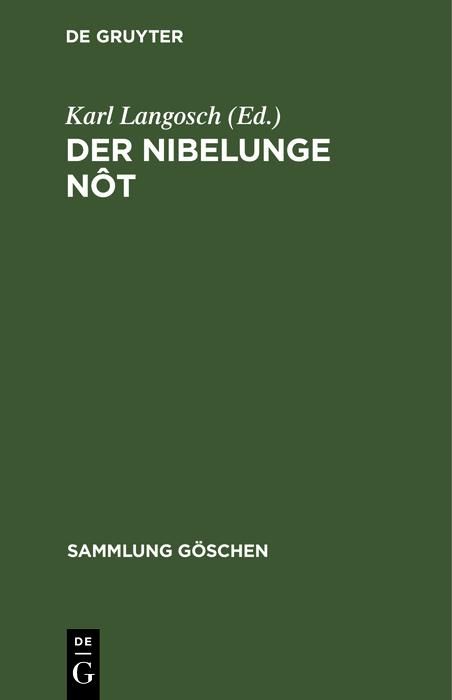 Produktbild: Der Nibelunge N&ocirc;t