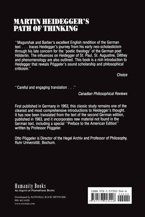 Produktbild: Martin Heidegger's Path of Thinking