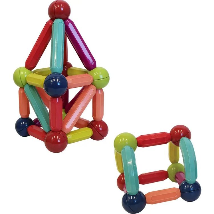 Produktbild: Creathek Magnetische Bau St&auml;be + Kugeln, 52 Teile