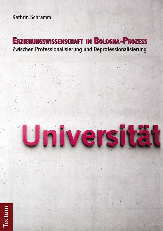 Produktbild: Erziehungswissenschaft im Bologna-Prozess