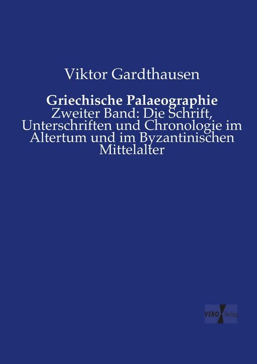 Produktbild: Griechische Palaeographie