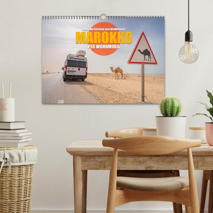Produktbild: MAROKKO per WOHNMOBIL (Wandkalender 2026 DIN A3 quer), CALVENDO Monatskalender