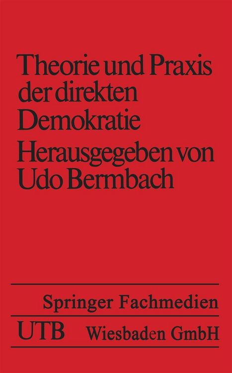 Produktbild: Theorie und Praxis der direkten Demokratie