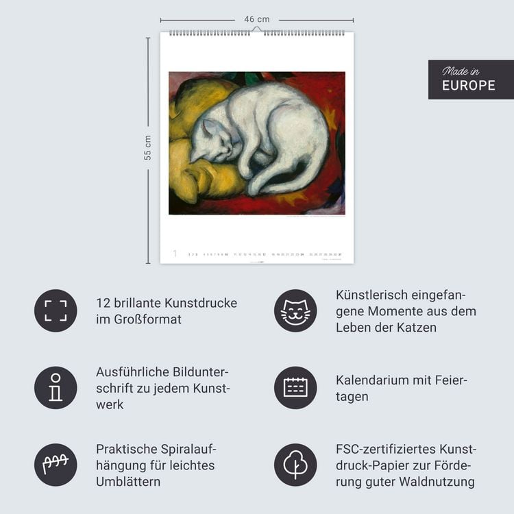 Produktbild: Katzen in der Kunst Edition Kalender 2027