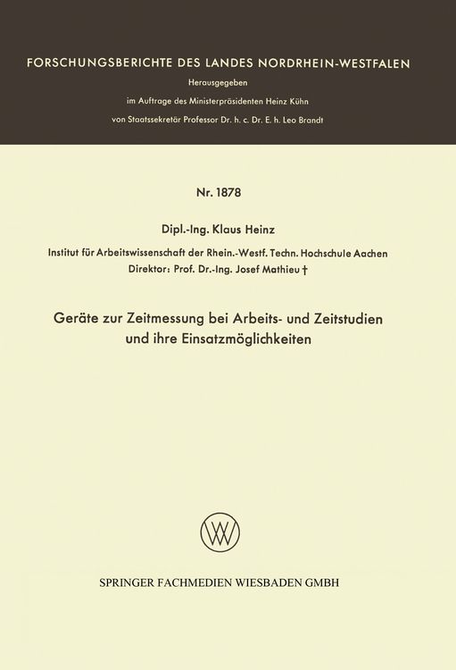 Produktbild: Ger&auml;te zur Zeitmessung bei Arbeits- und Zeitstudien und ihre Einsatzm&ouml;glichkeiten