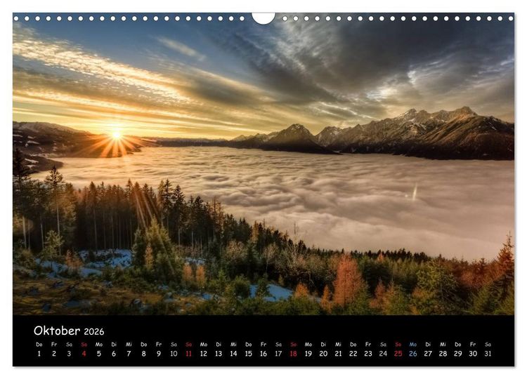 Produktbild: Tiroler Stimmungen (Wandkalender 2026 DIN A3 quer), CALVENDO Monatskalender