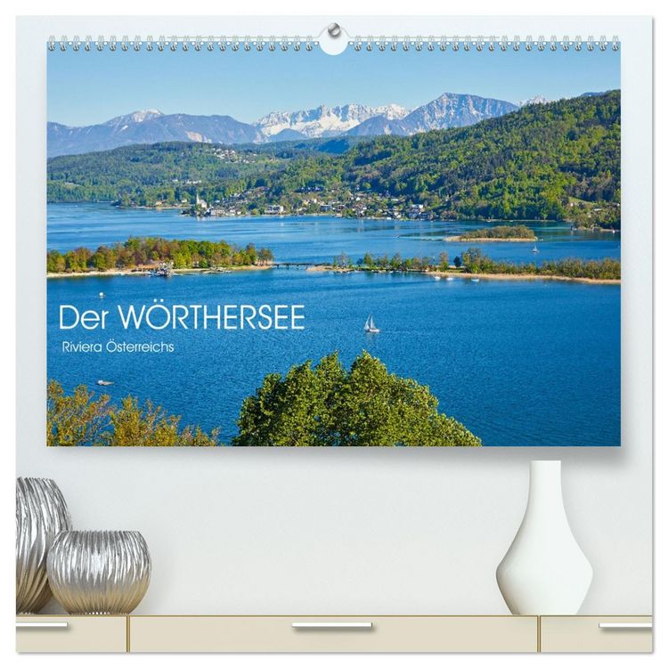 Produktbild: Der W&ouml;rthersee - &Ouml;sterreichs Riviera (hochwertiger Premium Wandkalender 2026 DIN A2 quer), Kunstdruck in Hochglanz