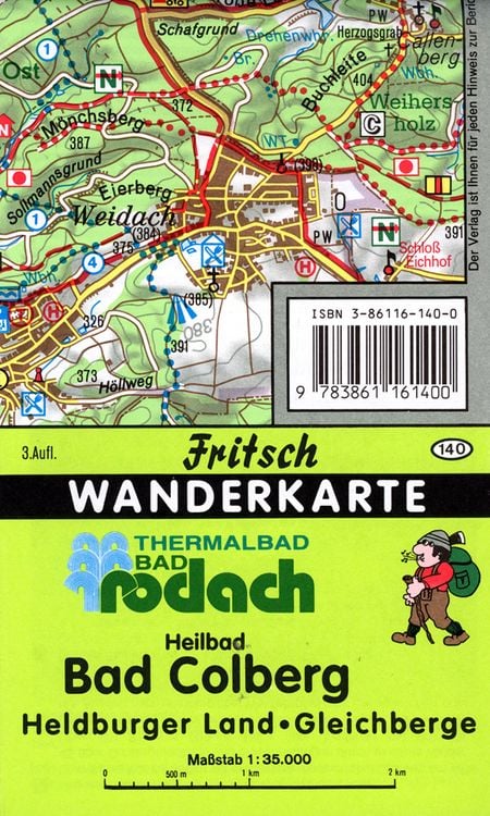 Produktbild: Fritsch Karte - Thermalbad Bad Rodach, Heilbad Bad Colberg