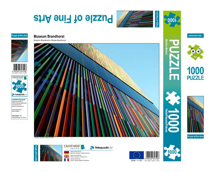 Produktbild: CALVENDO Puzzle Museum Brandhorst 1000 Teile Lege-Gr&ouml;&szlig;e 640 x 480 cm Foto-Puzzle Bild von Martina Marten