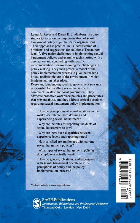 Produktbild: Implementing Sexual Harassment Policy