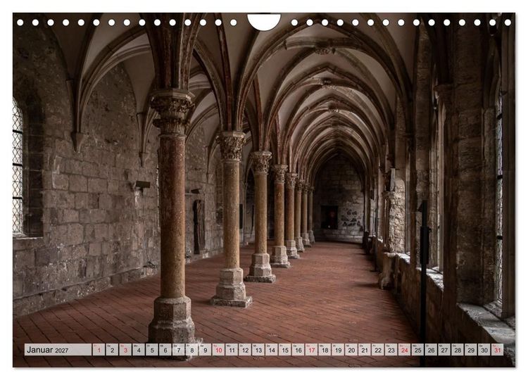 Produktbild: Klosterwelten - Zisterzienser im Harz (Wandkalender 2027 DIN A4 quer), CALVENDO Monatskalender