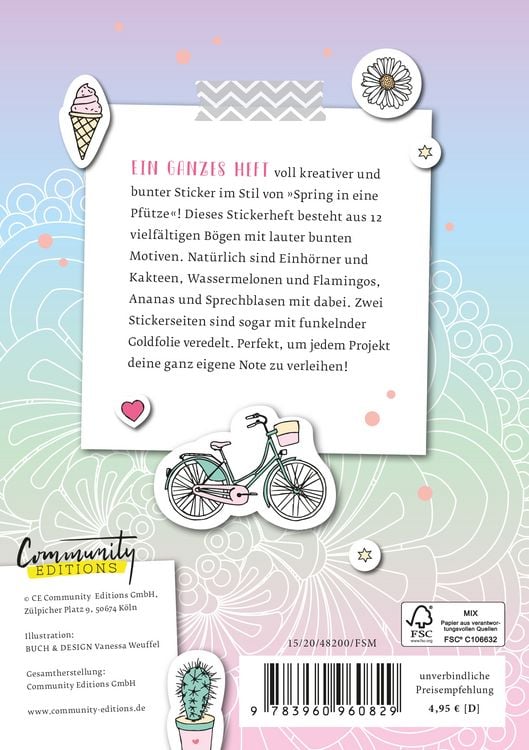 Produktbild: Spring in eine Pf&uuml;tze! Sticker