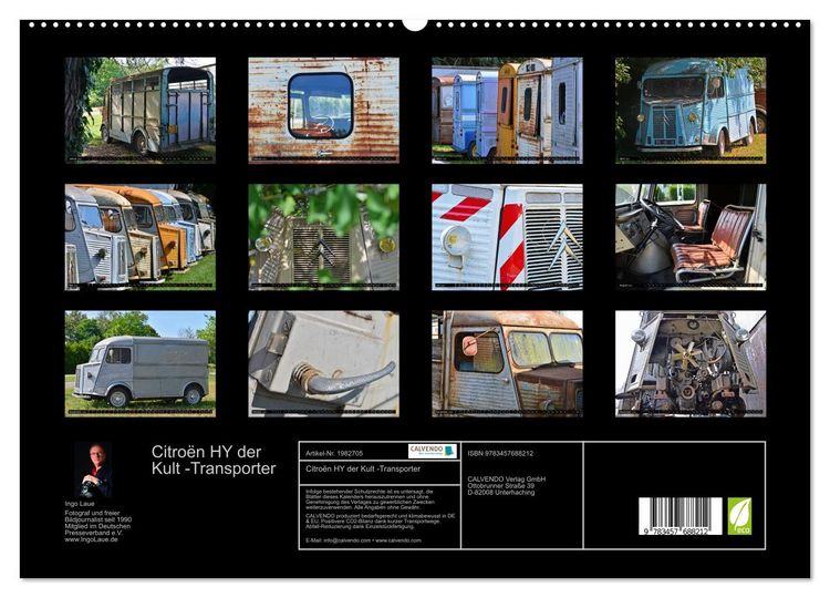 Produktbild: Citro&euml;n HY der Kult -Transporter (hochwertiger Premium Wandkalender 2026 DIN A2 quer), Kunstdruck in Hochglanz