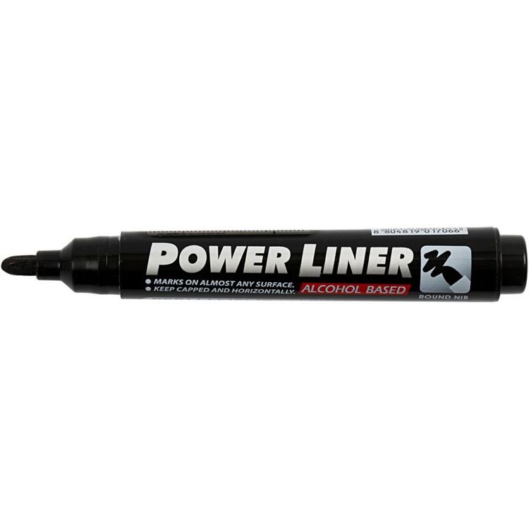 Produktbild: Creativ Company Power Liner, Strichst&auml;rke 1,5-3 mm, Schwarz
