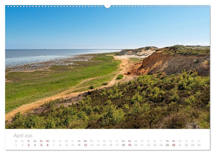 Produktbild: Sehnsucht Sylt (hochwertiger Premium Wandkalender 2026 DIN A2 quer), Kunstdruck in Hochglanz