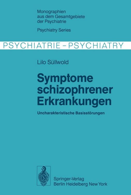 Produktbild: Symptome schizophrener Erkrankungen