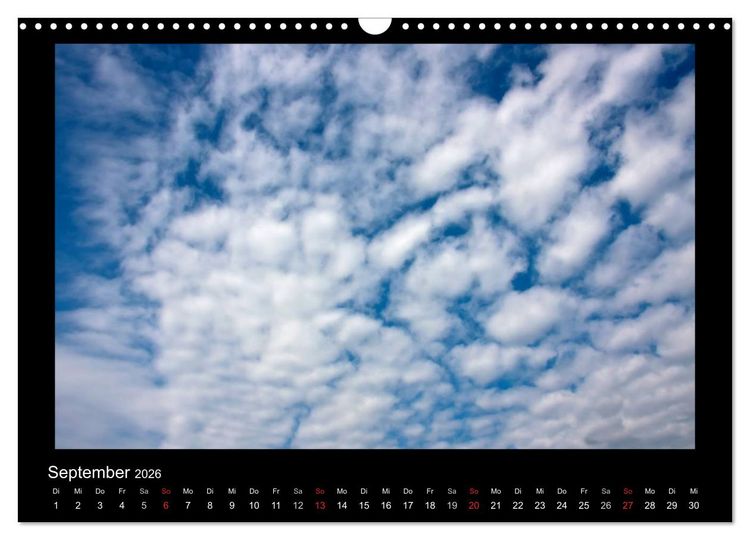 Produktbild: Wolkenbilder (Wandkalender 2026 DIN A3 quer), CALVENDO Monatskalender