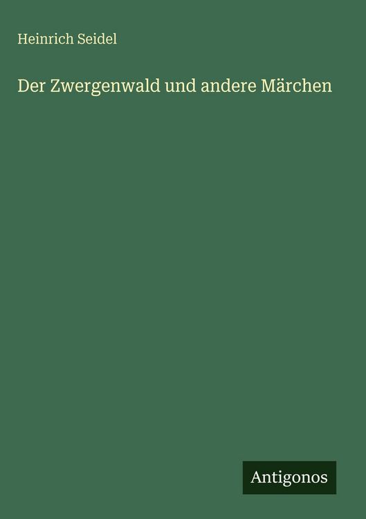 Produktbild: Der Zwergenwald und andere M&auml;rchen