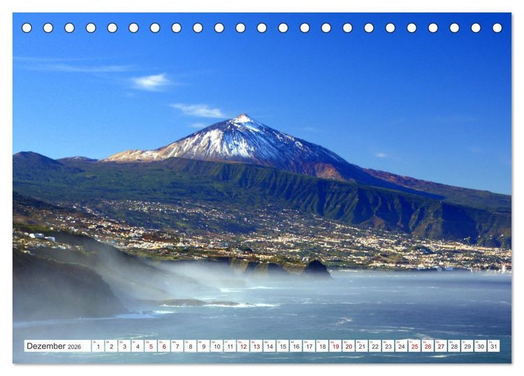 Produktbild: Teneriffa Insel der Gl&uuml;ckseligen (Tischkalender 2026 DIN A5 quer), CALVENDO Monatskalender