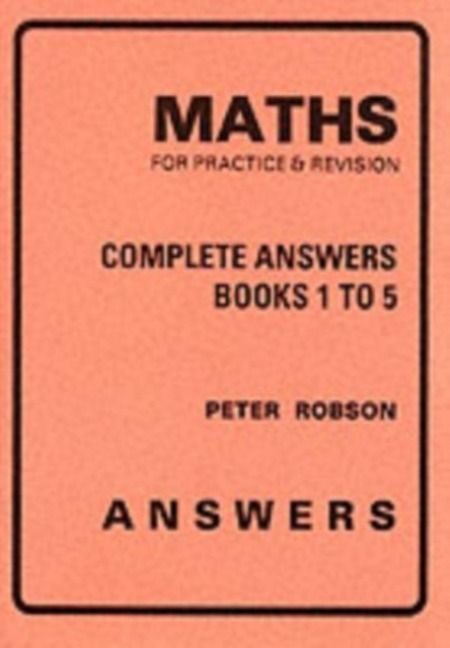 Produktbild: Robson, P: Maths for Practice and Revision