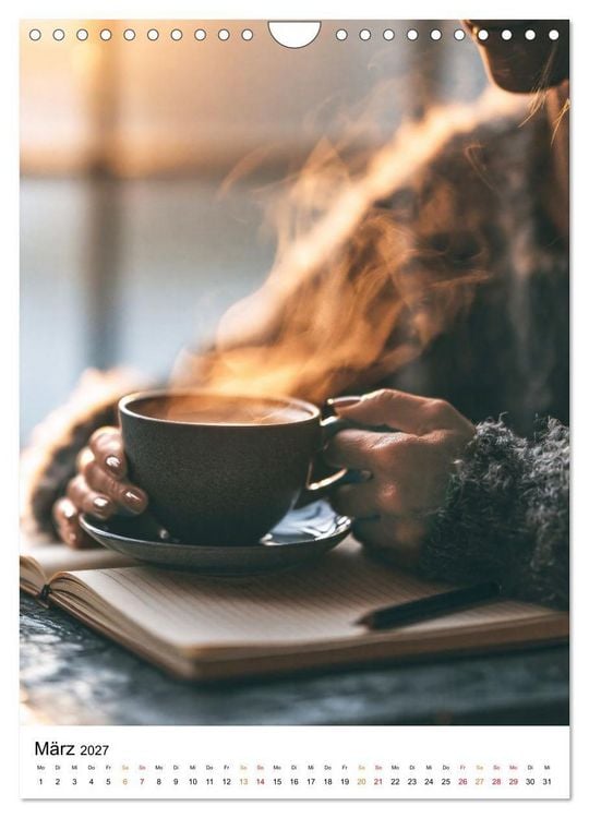 Produktbild: Kaffee - W&auml;rme f&uuml;r die Seele (Wandkalender 2027 DIN A4 hoch), CALVENDO Monatskalender