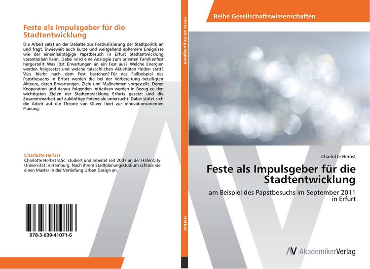 Produktbild: Feste als Impulsgeber f&uuml;r die Stadtentwicklung
