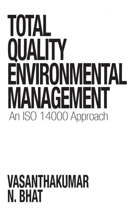 Produktbild: Total Quality Environmental Management