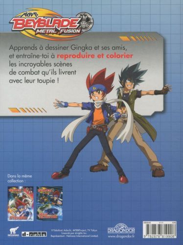 Produktbild: Beyblade Metal Fusion : dessine et colorie