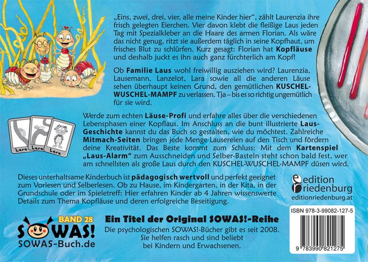 Produktbild: Familie Laus zieht aus! Das fr&ouml;hlich illustrierte Vorlese- und Mitmachbuch zum Thema Kopfl&auml;use
