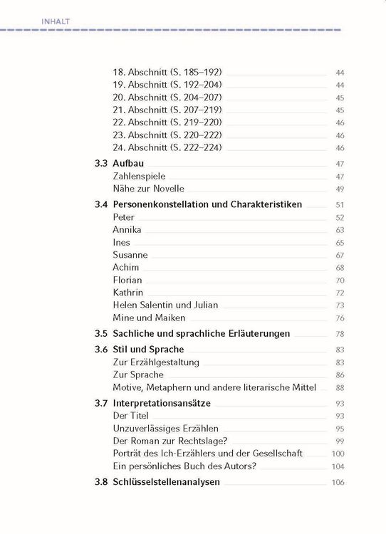 Produktbild: Die Liebe der Väter von Thomas Hettche - Textanalyse und Interpretation