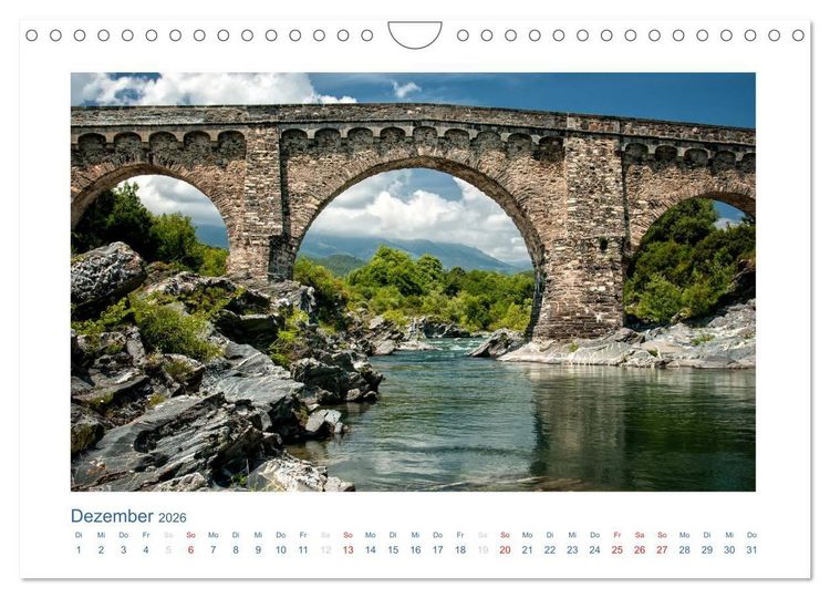 Produktbild: Korsika 2026 (Wandkalender 2026 DIN A4 quer), CALVENDO Monatskalender
