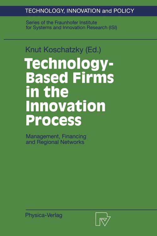 Produktbild: Technology-Based Firms in the Innovation Process