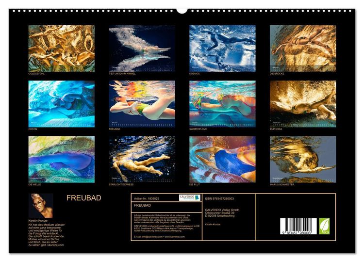 Produktbild: FREUBAD (hochwertiger Premium Wandkalender 2026 DIN A2 quer), Kunstdruck in Hochglanz