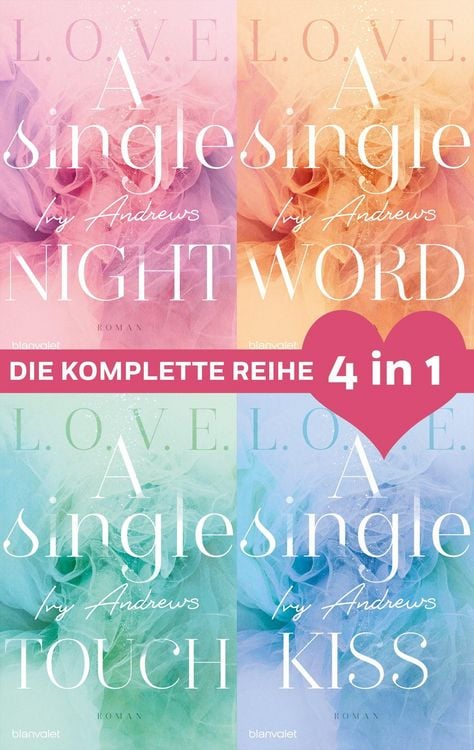 Produktbild: Die L.O.V.E.-Reihe Band 1-4: A single night / A single word / A single touch / A single kiss (4in1-Bundle)