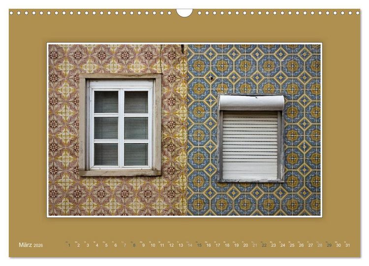 Produktbild: Azulejo-Fassaden in Portugal (Wandkalender 2026 DIN A3 quer), CALVENDO Monatskalender