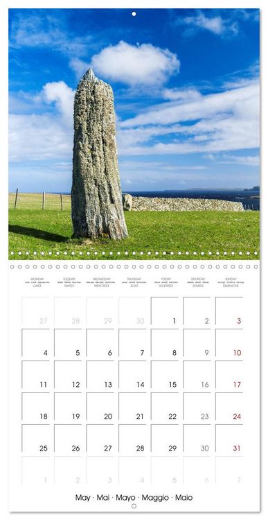 Produktbild: Prehistoric Sites of Northern Scotland (Wall Calendar 2026 12 &times; 12 Inch) CALVENDO 12 Month Wall Calendar