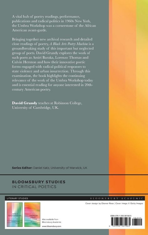 Produktbild: A Black Arts Poetry Machine