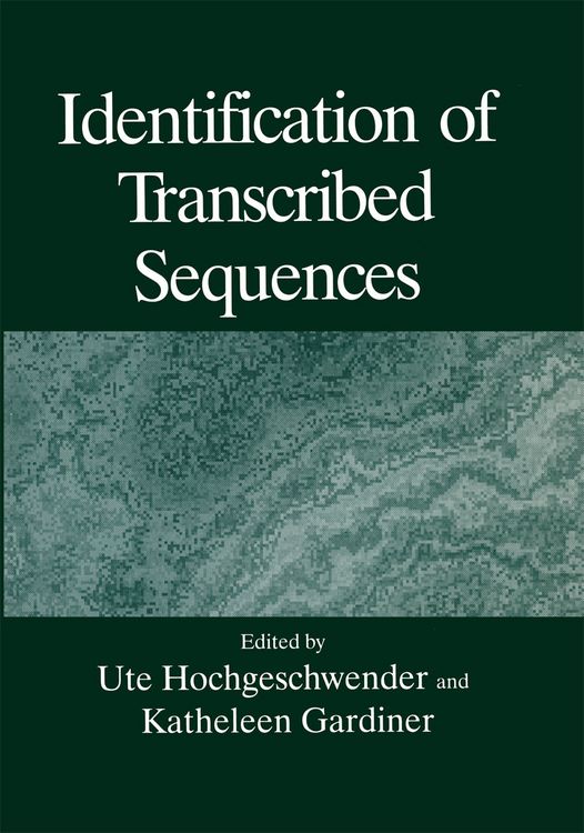 Produktbild: Identification of Transcribed Sequences