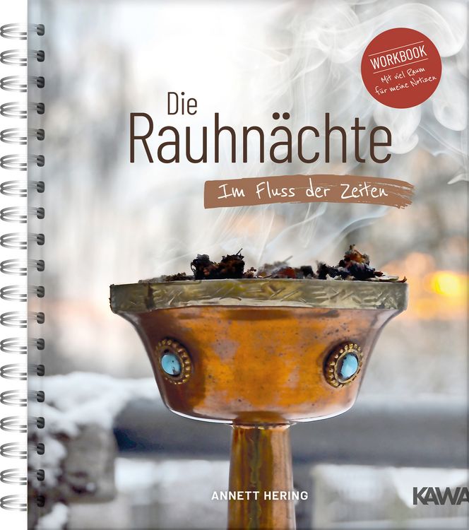 Produktbild: Die Rauhn&auml;chte - Im Fluss der Zeiten: Ein Workbook f&uuml;r die 12 heiligen N&auml;chte mit viel Raum f&uuml;r eigene Notizen